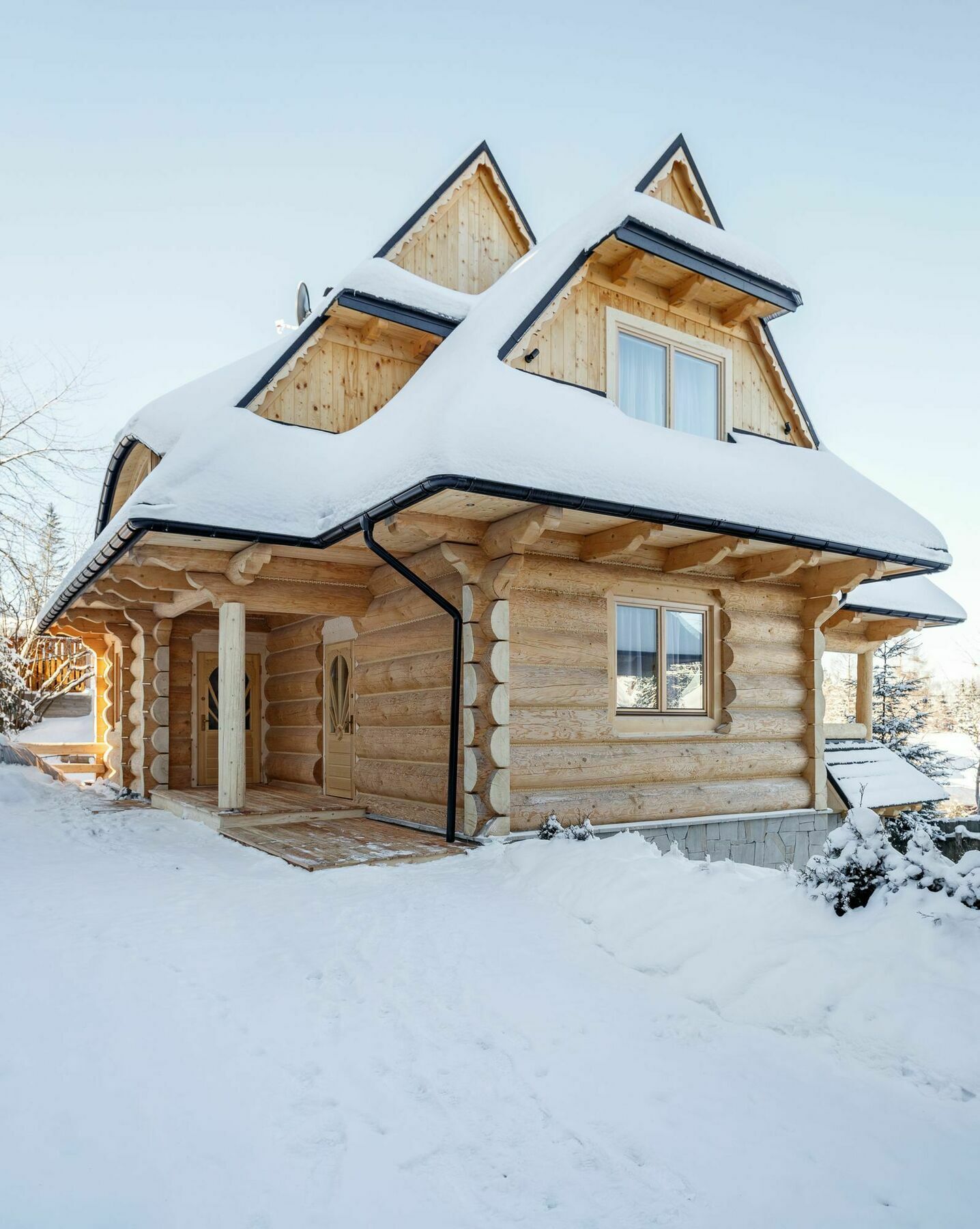 Вилла Tatra Wood House Закопане Экстерьер фото